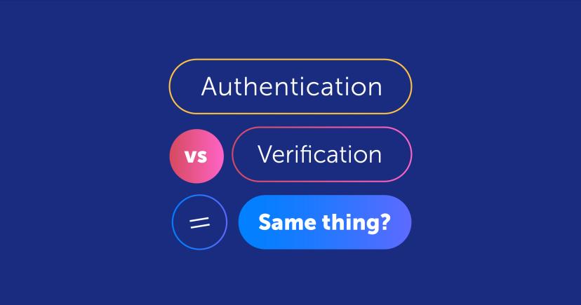 Authentication Vs Verification