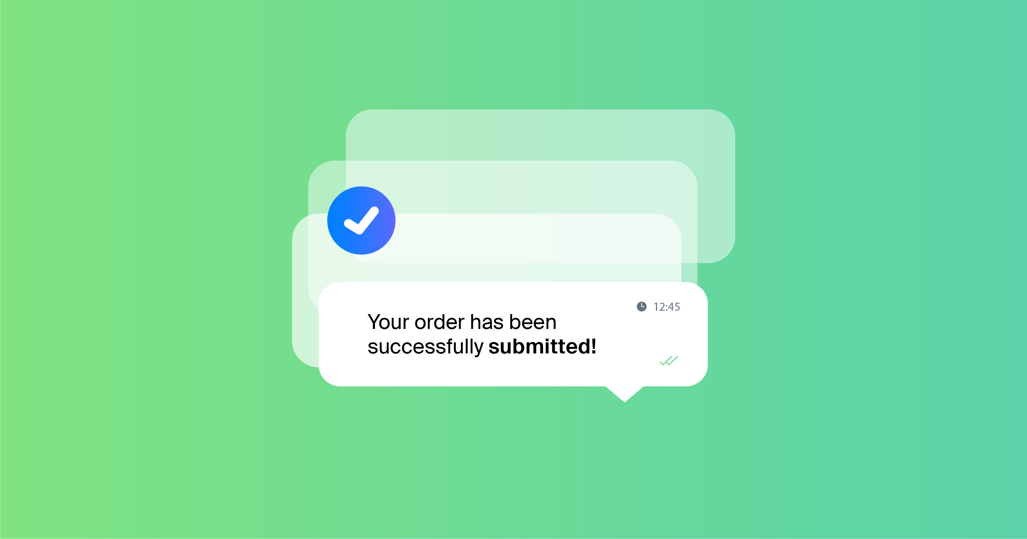 Order Confirmation Text Message
